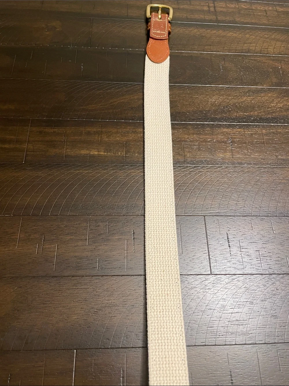 Men’s Canvas Leather Belt blue marlin